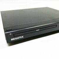 Megatek HD-2000E region-free DVD player / CD player with HDMI connection (1080p upscaling), USB Media Link, coaxial digital audio, metal housing, with remote control and HDMI cable