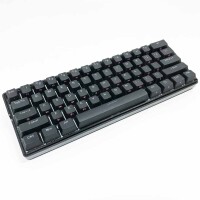 KEMOVE Shadow 60% Mechanische Gaming-Tastatur Bluetooth 5.1 Kabellos/Verkabelte 61 Tasten Computer-Tastatur RGB Hot-Swap-fähige PBT-Tastenkappen 3000mAh Batterie (Gateron Roter Schalter), QWERTY-Layout