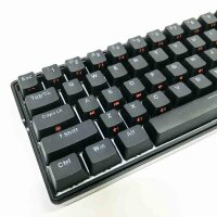 KEMOVE Shadow 60% Mechanical Gaming Keyboard Bluetooth 5.1 Wireless/Wired 61 Keys Computer Keyboard RGB Hot-Swappable PBT Keycaps 3000mAh Battery, QWERTY Layout (Yellow Switch)