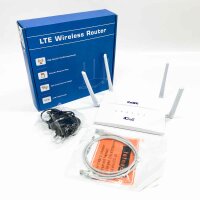 KuWFi 4G LTE Router Mit SIM-steckplatz, 4G LTE CPE...