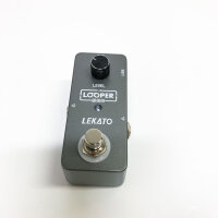 Looper-Pedal, Lekato Guitar Looper Effect Pedal Loop pedal Unlimited Overdubs Loop-Station 5 minutes Looping time with USB cable for guitar bass