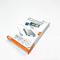 j5create USB zu HDMI Adapter - 2* HDMI USB 3.0 Multi-Monitor Kabel | 4K Ultra HD | Kompatibel mit Microsoft 7, 8.1, 10 / Mac OS X v10.6 und höher