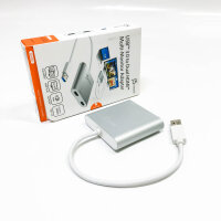 j5create USB zu HDMI Adapter - 2* HDMI USB 3.0 Multi-Monitor Kabel | 4K Ultra HD | Kompatibel mit Microsoft 7, 8.1, 10 / Mac OS X v10.6 und höher