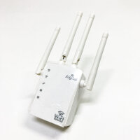 AC1200 WLAN Repeater Dual Band (867MBIT/S 5GHZ + 300MBIT/S 2.4GHz) WLAN amplifier with 2 LAN port and 4 external antennas Compatible with all WLAN devices, elegant compact design- 802.11ac/b/n