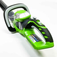 Greenworks Tools Akku-Größe G40HT61 (Li-Ion 40 V, 61 cm Länge, 19 mm Abstand der Dellen, 3000 Sekunden/Minute, zusätzlich verstellbar, ohne Akku und Ladegerät), ohne Akku und Ladegerät, Schutzhülle gebrochen