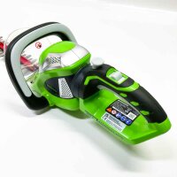 Greenworks Tools Akku-Größe G40HT61 (Li-Ion, 40 V, 61 cm Länge, 19 mm Zahnabstand, 3000 Sekunden/min, zusätzlich einstellbar, Schuzhülle gebrochen