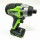 GreenWorks GD24DD35K2 Bohr screwdriver and GD24ID200 impact wrench plus 2 x 24V 2Ah batteries and charger