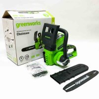 Greenworks 24 V 25 cm battery chain saw, chain speed 4...