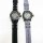 Lancardo Herren-Quarz-Armbanduhr, japanisches Uhrwerk, 3 Zifferblätter, digitales wasserdichtes Silikonarmband (2 Farben/Stück grau une schwarz)
