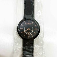 Oidea wristwatch for men and women, leather strap, quartz...