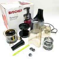Biochef Synergy Slow Juicer - 150watt / 60 rpm silver