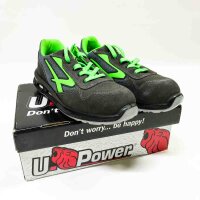 U-power safety shoes, gray/green S1P SRC, RL20036, gray,...