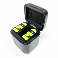 Telesin 1750mah 2 Pack batteries with 3 slots charger charger for GoPro Hero 10/Hero 9 Improved battery charger Action camera (1 charger + 2 batteries)