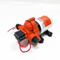 lighteu®, Seaflo DC 12 V 11,6 l/min 3,1 bar 3-Kammer-Wasserdruckmembranpumpe, 33 s, Druckpumpe für Marine, Boote, Yacht, Outdoor, Garten.