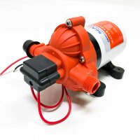 lighteu®, Seaflo DC 12 V 11,6 l/min 3,1 bar 3-Kammer-Wasserdruckmembranpumpe, 33 s, Druckpumpe für Marine, Boote, Yacht, Outdoor, Garten.