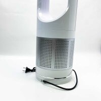 Tower fan quiet, blade-free fan, 8th speed, 80 ° oscillation of blade-free fans air purifier with HEPA filter, standing fan with remote control, 1-8 hours of timer, for living room