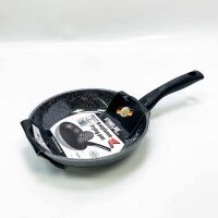Stoneline frying pan 20cm, pan-pan-pan, pan coated with real stone particles, fried & universal pans made of aluguss, small pan