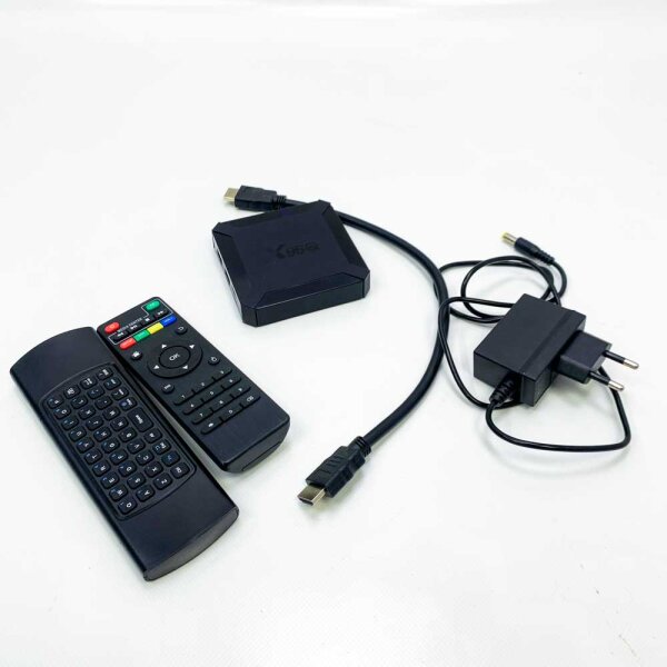 Android 10.0 TV Box X96q with Mini 2.4GHz Wireless Keyboard 2GB RAM 16GB ROM Allwinner H313 Quad Core Support 4K 3D Set Top Box