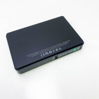 Mini USV für WiFi, Router, Modem, Überwachungskamera mit 10000mAh Akkupack Eingang AC Ausgang 5V USB 9V/12V DC 24V/48V Gigabit POE (1000Mbps)