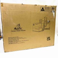 Alpicool 52L NX52 tragbarer Kühlschrank 12V 24V Kühlbox elektrische Gefrierbox klein Gefrierschrank für Auto camping, Lkw, Boot und Steckdose mit USB-Anschluss/Teleskopstange/Rad