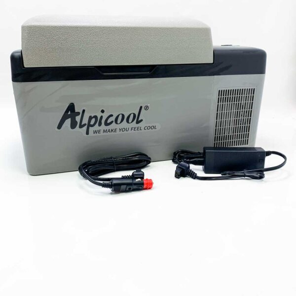 Alpicool C20 20L Portable car fridge, mini refrigerator, 12/24 V, electrical refrigerator, capacity freezer, freezing -20 ?, For at home, car, camping