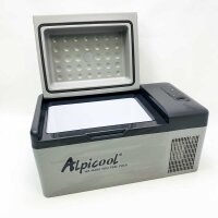 Alpicool C20 20L Portable car fridge, mini refrigerator, 12/24 V, electrical refrigerator, capacity freezer, freezing -20 ?, For at home, car, camping