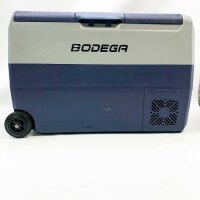 BODEGA 50L Kompressor Kühlbox Auto Kühlschrank Elektrischer Kühlschrank mit Doppelzone APP-Steuerung 12/24 V und 100-240 V für Auto LKW Boot Reisemobil