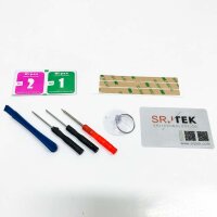 Replacement digit broken glass for Switch, including hardened film, adhesive and tool, without OVP