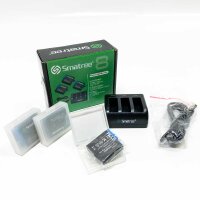 SMATREE 3 batteries with 3-channel charger compatible...