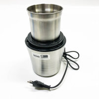 CGOLDENWALL 300W 2 * 80g Elektrische Kaffeemühle Mini Gewürzmühle mit 2 Abnehmbare Edelstahlbehälter Zerkleinerer für Chili/Knoblauch/Obst/Gemüse/Fleisch leicht zu waschen