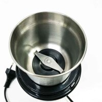 CGOLDENWALL 300W 2 * 80g Elektrische Kaffeemühle Mini Gewürzmühle mit 2 Abnehmbare Edelstahlbehälter Zerkleinerer für Chili/Knoblauch/Obst/Gemüse/Fleisch leicht zu waschen