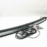 Willpower 4x4 LED bar 52 inch 675 W 7D curved auto-LED bar IP67 waterproof three-row LED headlights LED headlights 12 V 24 V 6000 K LED light strips for tractor SUV ATV UTV off-road with wiring harness