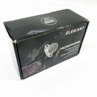 ELEGIANT 3,5 mm Plug & Play-Kondensator-PC-Mikrofon mit Stativständer