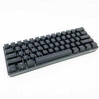 RK ROYAL KLUDGE RK61 Mechanische Gaming-Tastatur, 60% Drahtlose RGB Tastaturen Polen Layout Bluetooth/2.4Ghz/USB-C Braun Hot Swap Switch für Windows PC Laptop, Schwarz, QWERTY