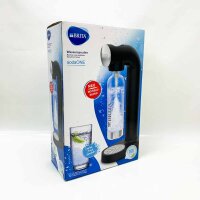 BRITA Wassersprudler sodaONE schwarz inkl. CO2-Zylinder und BPA-freier PET-Flasche