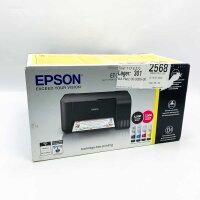 EPSON ECOTANK ET-2710 Refillable 3-in-1 inkjet Multifunction device (copier, scanner, printer, A4, WiFi, USB 2.0), large ink tanks, high range, low side costs, black