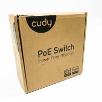 Cudy GS1005P 5-Port Gigabit PoE+ Switch 60W, 4 * 10/100/1000MBIT/S POE+ ports, 802.3af/802.3at, desktop and wall mounting, plug-and-play, metal housing