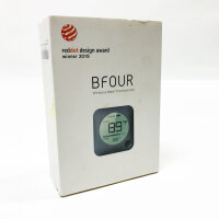BFOUR Bluetooth Thermometer Bratenthermometer mit Zeitmesser, 4 Temperaturfühlern Sonden Digital Grillthermometer Hintergrundbeleuchtung LCD Display Sofortiges Auslesen (Mit 4 Sonden)