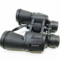 Ronhan binoculars for adults, 10x50 lots of binoculars with a low night vision HD-FMC lens and comfortable see binoculars for bird watching, hunting, football games-with carrying bag and belt