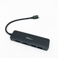 Dockteck USB C Hub 4K 60Hz, 6 in 1 USB C Adapter mit 100W PD Power Delivery, 2 USB-3.0, SD/microSD für MacBook Pro, iPad Pro, XPS 13, Surface Pro 8