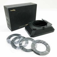 Smallig Mattbox Light matt box for mirrorless DSLR cameras, compatible with 67 mm/72 mm/77 mm/82 mm/114 mm lens - 2660