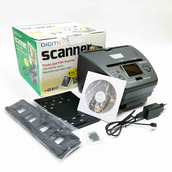 All-in-One hochauflösender 16MP Filmscanner mit 2,4" LCD-Bildschirm Konvertiert 35mm/135 Dias & Negative Filmscanner Fotos, Namenskarten, Dias und Negative zum Speichern von Filmen in digitale Dateien