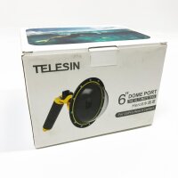 Telesin underwater dome port for GoPro HERO8, black, waterproof housing with a handy floating handle for underwater photography