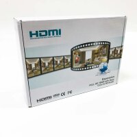 HDMI-Splitter mit 1 bis 4 Ports unterstützt Version 4K x 2K / 1080P / 3D 1.4 (eine von Vier Ausgängen)