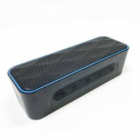 Lautsprecher Boxen Bluetooth 20W, Music Box 36 Stunden Spielzeit Bluetooth 5.0 IPX7 Wasserschutz Stereo Sound, Kabelloser Bluetooth Lautsprecher für Handy, PC, TV (Schwarz)