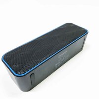 Lautsprecher Boxen Bluetooth 20W, Music Box 36 Stunden Spielzeit Bluetooth 5.0 IPX7 Wasserschutz Stereo Sound, Kabelloser Bluetooth Lautsprecher für Handy, PC, TV (Schwarz)