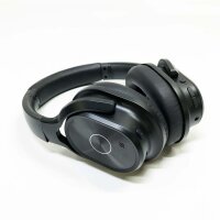 Zihnic Bluetooth-Kopfhörer mit aktiver Geräuschunterdrückung,40H Spielzeit kabelloses Bluetooth-Headset mit tiefem Hi-Fi-Stereo-Sound,Komfortable Ohrpolster für Reisen/Zuhause/Büro (Vollschwarz)