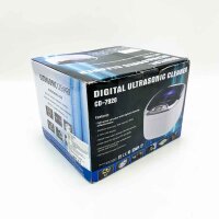 LifeBasis Ultraschallreinigungsgerät Ultraschallreiniger Ultraschallgerät 850ml Digitales Gerät mit LED Beleuchtung Zahnspangenreinigung für Brille CDs DVD Schmuck Uhren