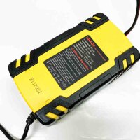 URAQT Autobatterie-Ladegerät, 8 A, 12 V/24 V, automatische und intelligente Wartung, mehrere LCD-Schutzfunktionen und Touchscreen-Taste für Autos, Motorräder, Geländefahrzeuge, Wohnmobile, Powersports, Boote