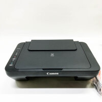 Canon Pixma MG2555S Farb-Tintenstrahl-Multifunktionsdrucker, Scanner, Kopierer mit USB-Anschluss, Schwarz, Schwarz -